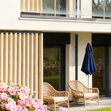 Co-extruded WPC Tube-Heavy-Duty Waterproof Outdoor Decorative Grille